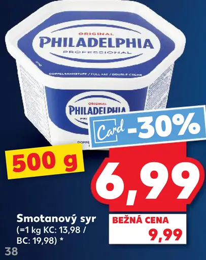 Philadelphia smotanový syr