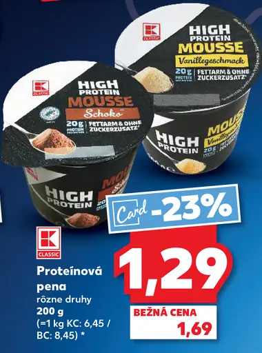 High Protein Mousse proteínová pena rôzne druhy