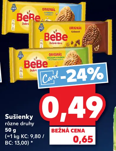 BeBe Dobré ráno sušienky