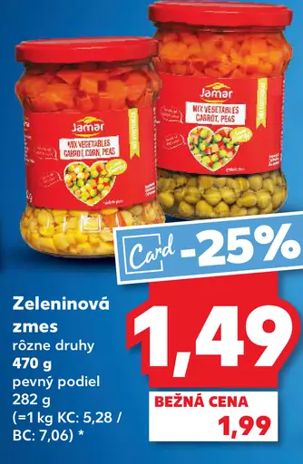 Jamar Zeleninová zmes