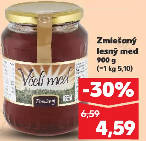 Včelí med Zmiešaný lesný med