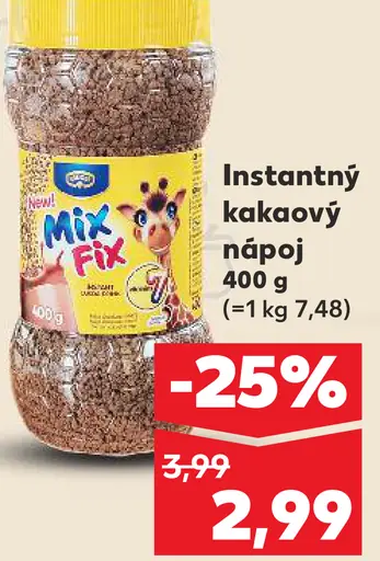 K-Classic Mix Fix instantný kakaový nápoj