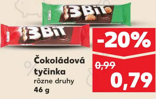 BBI čokoládová tyčinka