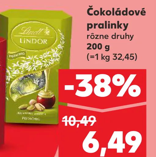 Lindt Lindor čokoládové pralinky v dóze