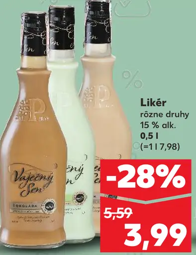 Vaječný sen likérová liehovina