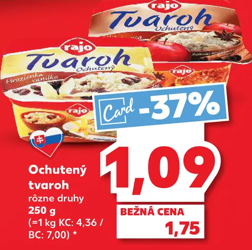 Rajo tvaroh ochutený