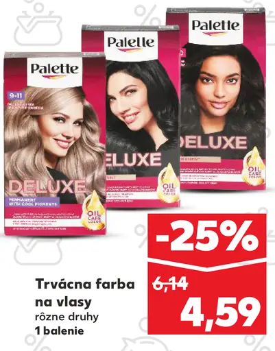 Palette Deluxe trvalá farba na vlasy