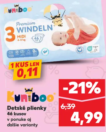 Kuniboo detské plienky