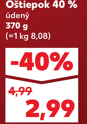 K-Classic Oštiepok údený 40 %