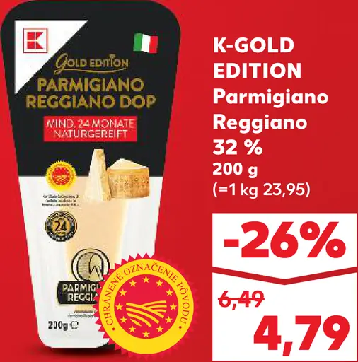 K-Gold Edition Parmigiano Reggiano DOP