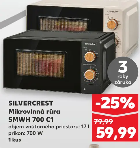 Silvercrest Mikrovlnná rúra