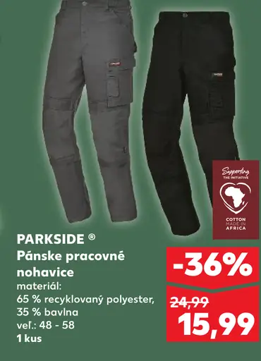 Parkside Pracovné nohavice