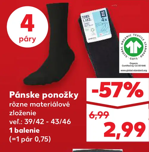 TOWNLAND Pánske ponožky