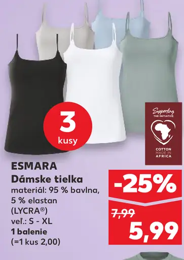 Esmara dámske tielka