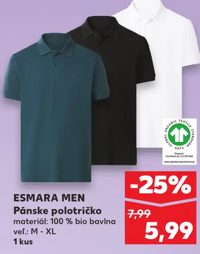 Esmara Men pánske polotričko