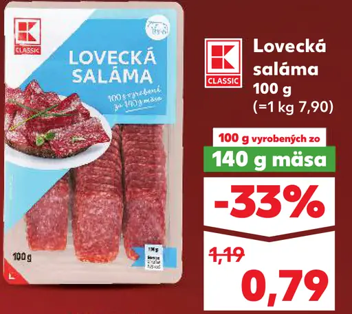 K-Classic Lovecká saláma