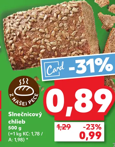 Slnečnicový chlieb