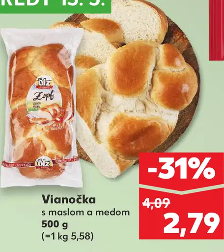 OZ Vianôčka s maslom a medom
