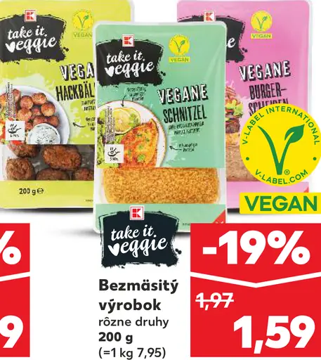Take it veggie Bezmliečny výrobok rôzne druhy