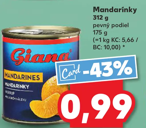 Giana Mandarínky