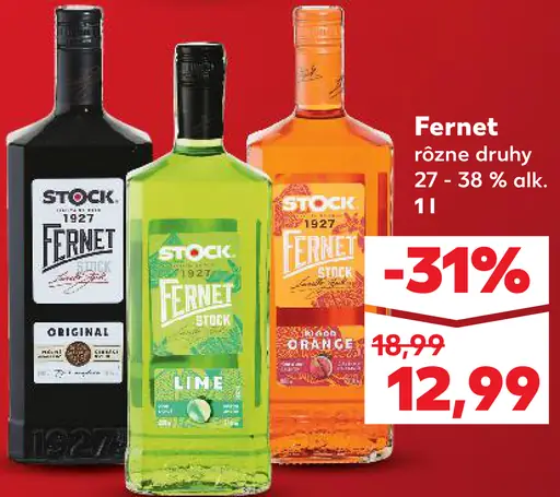 Stock Fernet original bylinný likér