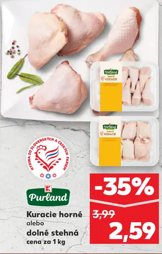 Purland Kuracie horné alebo dolné stehná