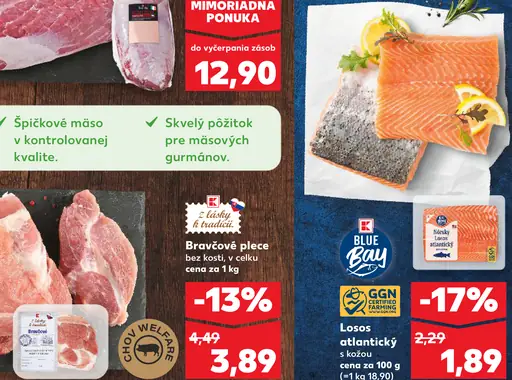 Bravčová plece bez kosti