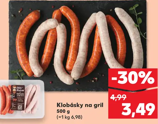 Klobásky na gril