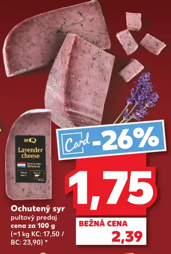 Ochutený syr Lavender cheese