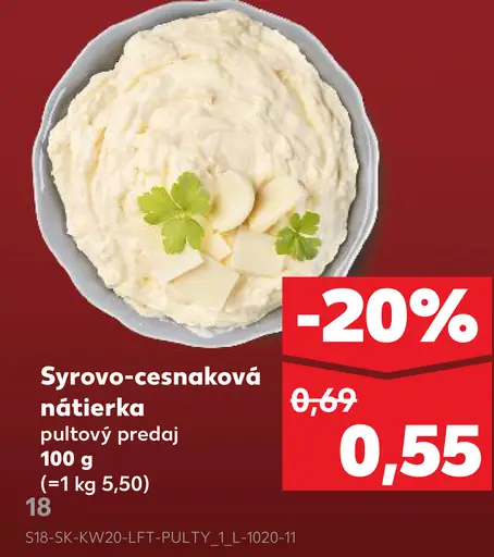 Syrovo-cesnaková nátierka