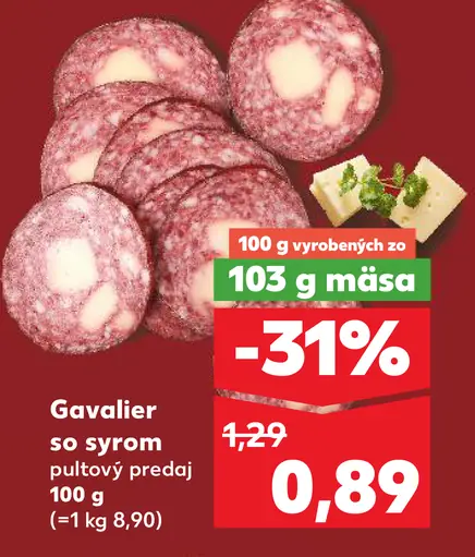 Gavalier so syrom saláma