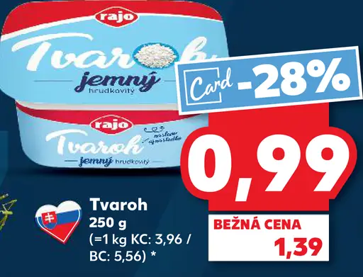 Rajo Tvaroh jemný hrudkovitý