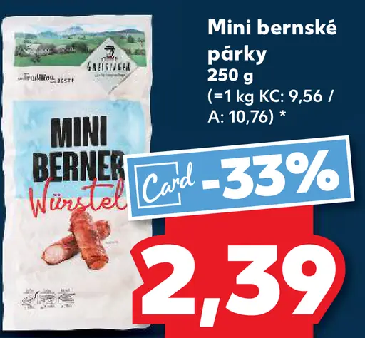 Mini Bernské párky