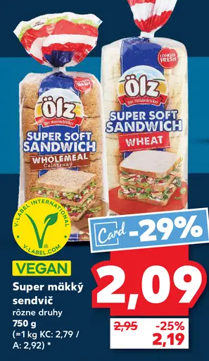Ölz Super Soft Sandwich wholemeal