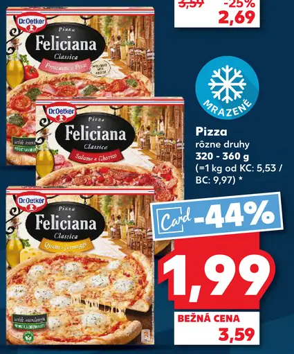 Dr. Oetker Pizza rôzne druhy