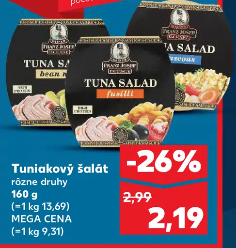 Tuna Salad tuniakový šalát rôzne druhy