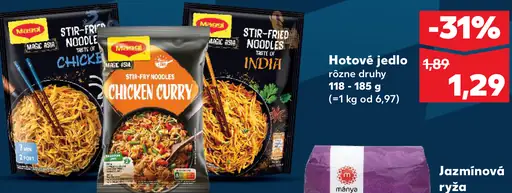 Vitana oravské halušky alebo Chicken Curry hotové jedlo