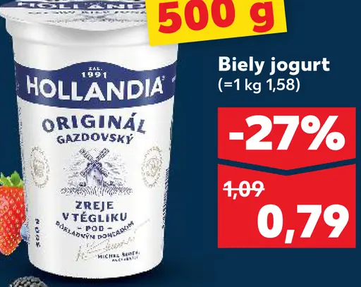 Hollandia Gazdovský biely jogurt