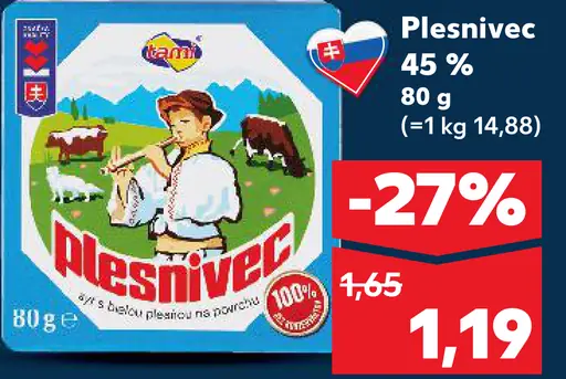 Plesnivec syr 45 %