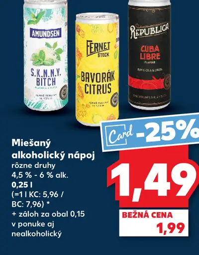 Amundsen miešaný alkoholický nápoj