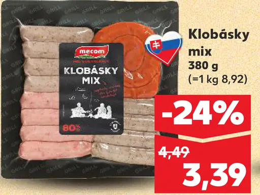 Klobásky mix