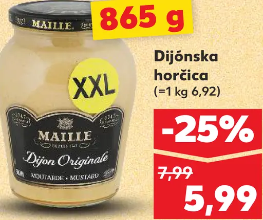 Maille dijonská horčica
