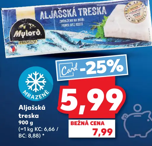 Mylord Aljašská treska mrazená