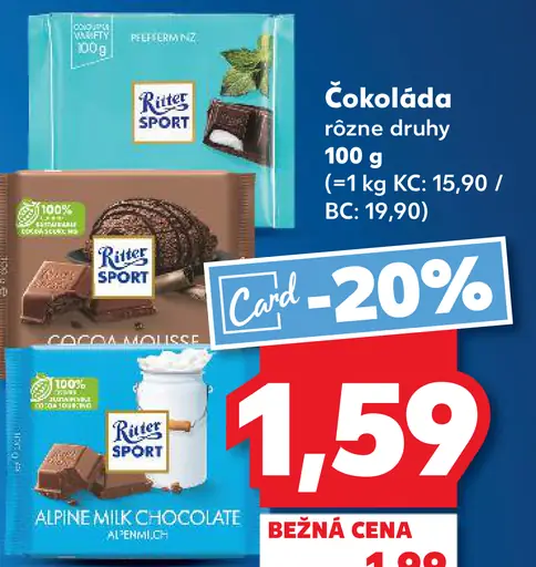 Ritter Sport čokoláda