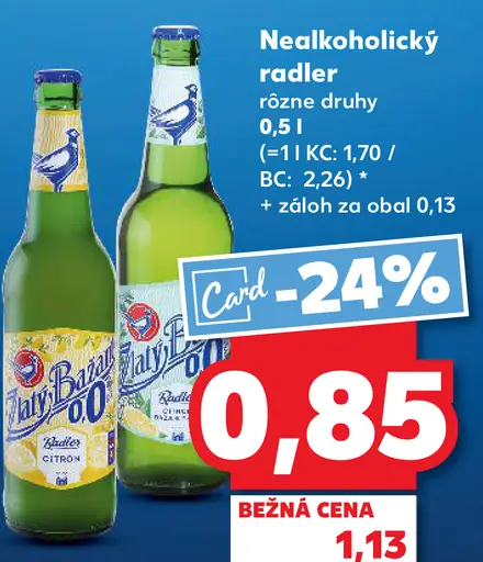 K-Classic nealkoholický radler