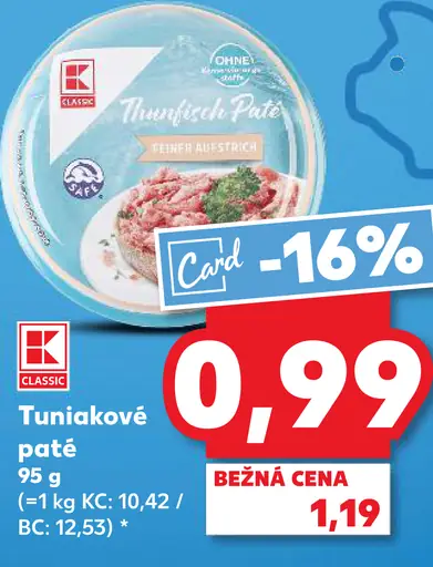 K-Classic tuniakové paté jemná nátierka
