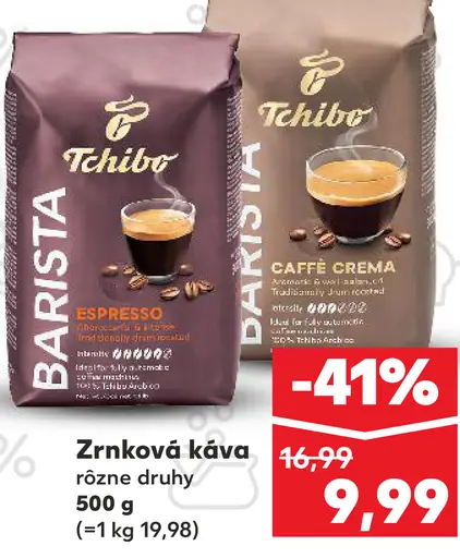 Tchibo Caffè Crema zrnková káva