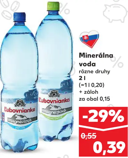 Ľubovnianka magnéziová minerálna voda