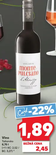 Voscarini Montepulciano červené víno