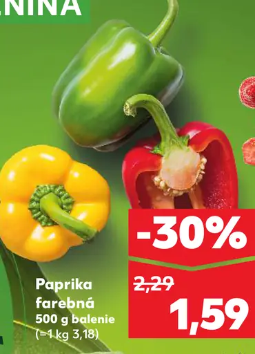 Paprika farebná